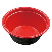 エフピコ 麺容器 DLV麺丼15(58)MFP M赤黒 4M032803 1ケース(800個(50個×16)（直送品）