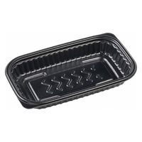 エフピコ オードブル容器 MFPコンテナ33-20(52) 黒W 4M20320A 1ケース(240個(30個×8)（直送品）