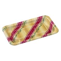 エフピコ オードブル容器 MFPティアラ角台25-14 本体 リッチ赤 4M425143 1ケース(600個(50個×12)（直送品）