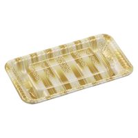 エフピコ オードブル容器 MFPティアラ角台25-14本体 レア金 4M425146 1ケース(600個(50個×12)（直送品）