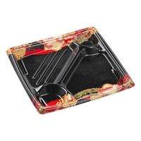 エフピコ 弁当容器 MFPかすが23-23-1 福寿赤N 4M483235 1ケース(400個(50個×8)（直送品）