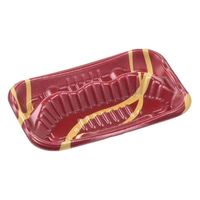 エフピコ 軽食容器 MFP-ホットキッチン2TK カレン赤金 4M500226 1ケース(1200個(50個×24)（直送品）