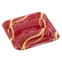 エフピコ 軽食容器 MFP-ホットキッチン5TK カレン赤金 4M500526 1ケース(600個(50個×12)（直送品）