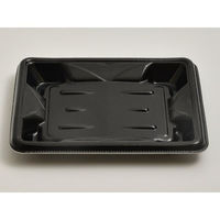 エフピコ 軽食容器 MFPホットグラン09(15-12) 黒W 4M50152A 1ケース(1600個(50個×32)（直送品）