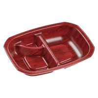 エフピコ 弁当容器 MFP京手箱22-16-1 渋木目W 4M521601 1ケース(600個(50個×（直送品）