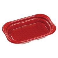 エフピコ 惣菜容器 MFP優デリ20-13(34) クロスD赤 4M812036 1ケース(800個(50個×16)（直送品）