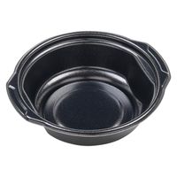 エフピコ 麺容器 MFPホット鍋18小-19(55) 黒W 4M77181A 1ケース(600個(50個×12)（直送品）