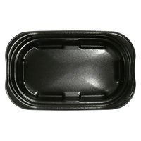 エフピコ 惣菜容器 MFP優デリ21-13(34) 黒W 4M812130 1ケース(600個(50個×12)（直送品）