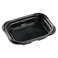 エフピコ 惣菜容器 MFP優デリ22-13(35) 黒W 4M812230 1ケース(600個(50個×12)（直送品）