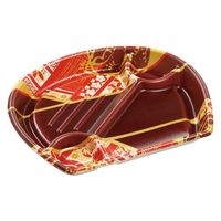 エフピコ 弁当容器 MFP月見膳24-20-1 月うたげ赤 4M824212 1ケース(600個(50個×12)（直送品）