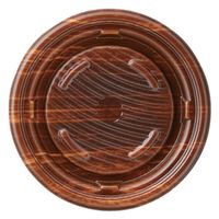 エフピコ 惣菜容器 MFPグラブ丸20 本体 風木BR 4M902002 1ケース(500個(50個×10)（直送品）