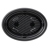 エフピコ 惣菜容器 MFPグラブ楕円24-18 本体 黒 4M90249A 1ケース(500個(50個×10)（直送品）