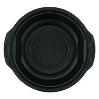 エフピコ 麺容器 MFPホット鍋20-21(48) 黒W 4M87202A 1ケース(400個(50個×8)（直送品）