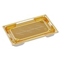 エフピコ 寿司容器 鈴音2-4PT 本体 金 52624208 1ケース(800個(50個×16)（直送品）