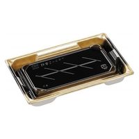 エフピコ 寿司容器 鈴音2-4PT 本体 市松金 52624204 1ケース(800個(50個×16)（直送品）