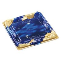 エフピコ 寿司容器 優彩3-3 本体 きり雲紺金 58865303 1ケース(600個(50個×12)（直送品）