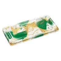 エフピコ 寿司容器 優彩2-6 本体 風光緑 58866206 1ケース(600個(50個×12)（直送品）