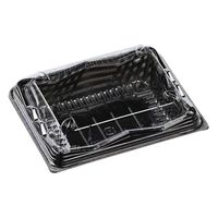 エフピコ フードパック SA氷河15-12 グレイス黒 76241512 1ケース(1200個(50個×24)（直送品）