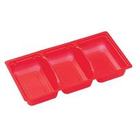 エフピコ SU-302-N3(内装) 赤 78233023 1ケース(800個(50個×16)（直送品）