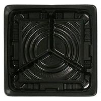 エフピコ 惣菜容器 FTプレイン18-18-3(20) 黒 79060180 1ケース(800個(50個×16)（直送品）