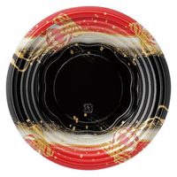 エフピコ どんぶり容器 MSD旬丸丼-18(44) まり紐赤 7E153120 1ケース(1200個(50個×24)（直送品）