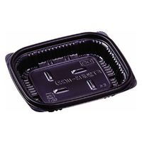 エフピコ 軽食容器 MSD惣菜13-11(22)黒 7E181312 1ケース(1800個(50個×36)（直送品）
