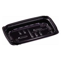 エフピコ 軽食容器 MSD惣菜18-11(22) 黒 7E181812 1ケース(1200個(50個×24)（直送品）