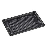 エフピコ 軽食容器 MSDプレイン24-16AG 本体 黒 7E252416 1ケース(600個(50個×12)（直送品）