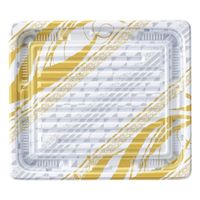 エフピコ 惣菜容器 MSDプレイン20-17ST キラ白金 7E262014 1ケース(600個(50個×12)（直送品）