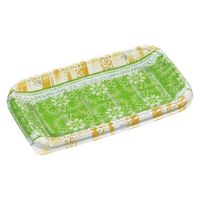 エフピコ オードブル容器 MSDティアラプレート26-15リラD緑 7E332616 1ケース(600個(50個×12)（直送品）