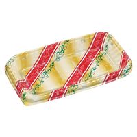 エフピコ オードブル容器 MSDティアラプレート26-15リッチ赤 7E332619 1ケース(600個(50個×12)（直送品）