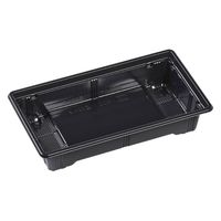 エフピコ ウッド容器 MSDこはく重22-12 本体 黒 7E342212 1ケース(900個(50個×18)（直送品）