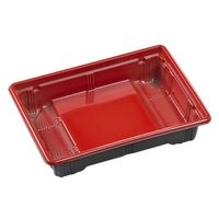 エフピコ 弁当容器 MSDこはく重18-13 本体 赤黒 7E351813 1ケース(1000個(50個×20)（直送品）