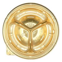 エフピコ オードブル容器 シャトープラッター丸10 本体 金 7E380010 1ケース(400個(25個×16)（直送品）