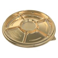 エフピコ オードブル容器 シャトープラッター丸40 本体 金 7E380040 1ケース(150個(10個×15)（直送品）