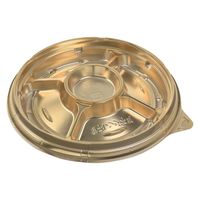 エフピコ オードブル容器 シャトープラッター丸20 本体 金 7E381020 1ケース(300個(25個×12)（直送品）