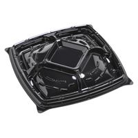 エフピコ オードブル容器 シャトープラッター角40 本体 黒 7E385140 1ケース(200個(10個×20)（直送品）