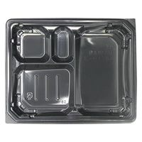 エフピコ 弁当容器 MSD穂高膳24-19-3 黒 7E512420 1ケース(600個(50個×12)（直送品）
