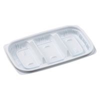 エフピコ 軽食容器 MSD惣菜18-11(17)-3 白 7E811817 1ケース(1200個(50個×24)（直送品）