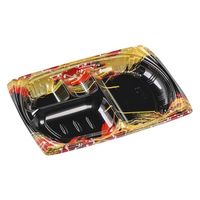 エフピコ 弁当容器 MSDプライム24-18-2 本体 優雅赤 7E912482 1ケース(600個(50個×12)（直送品）