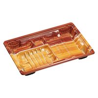 エフピコ 弁当容器 MSDアコード23-16-1もえぎ茶 7E942318 1ケース(800個(50個×（直送品）