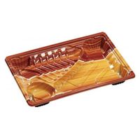 エフピコ 弁当容器 MSDアコード23-16-2もえぎ茶 7E942321 1ケース(800個(50個×（直送品）