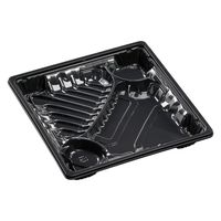 エフピコ 弁当容器 MSDアコード21-21-1黒 7E962121 1ケース(600個(50個×12)（直送品）