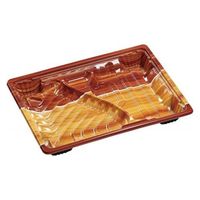 エフピコ 弁当容器 MSDアコード23-17-1もえぎ茶 7E962319 1ケース(800個(50個×（直送品）