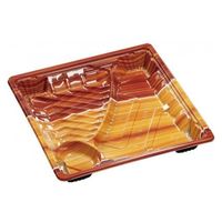 エフピコ 弁当容器 MSDアコード21-21-2もえぎ茶 7E962127 1ケース(600個(50個×12)（直送品）