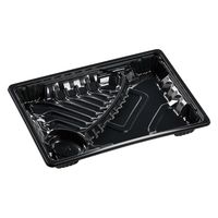 エフピコ 弁当容器 MSDアコード23-17-3黒 7E962325 1ケース(800個(50個×16)（直送品）
