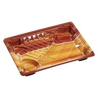 エフピコ 弁当容器 MSDアコード23-17-3もえぎ茶 7E962327 1ケース(800個(50個×（直送品）