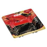 エフピコ どんぶり容器 MSDアコード重16-16(33)万彩赤 7E981618 1ケース(1200個(50個×24)（直送品）