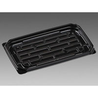 エフピコ ちりめん容器 AP-720S 本体 エコ 黒 7R341720 1ケース(1500個(100個×15)（直送品）