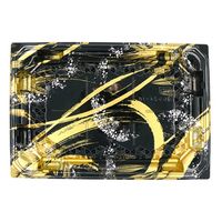 エフピコ 刺身容器 カレン24-16 本体 ささ嵐金 7Z622416 1ケース(400個(50個×（直送品）